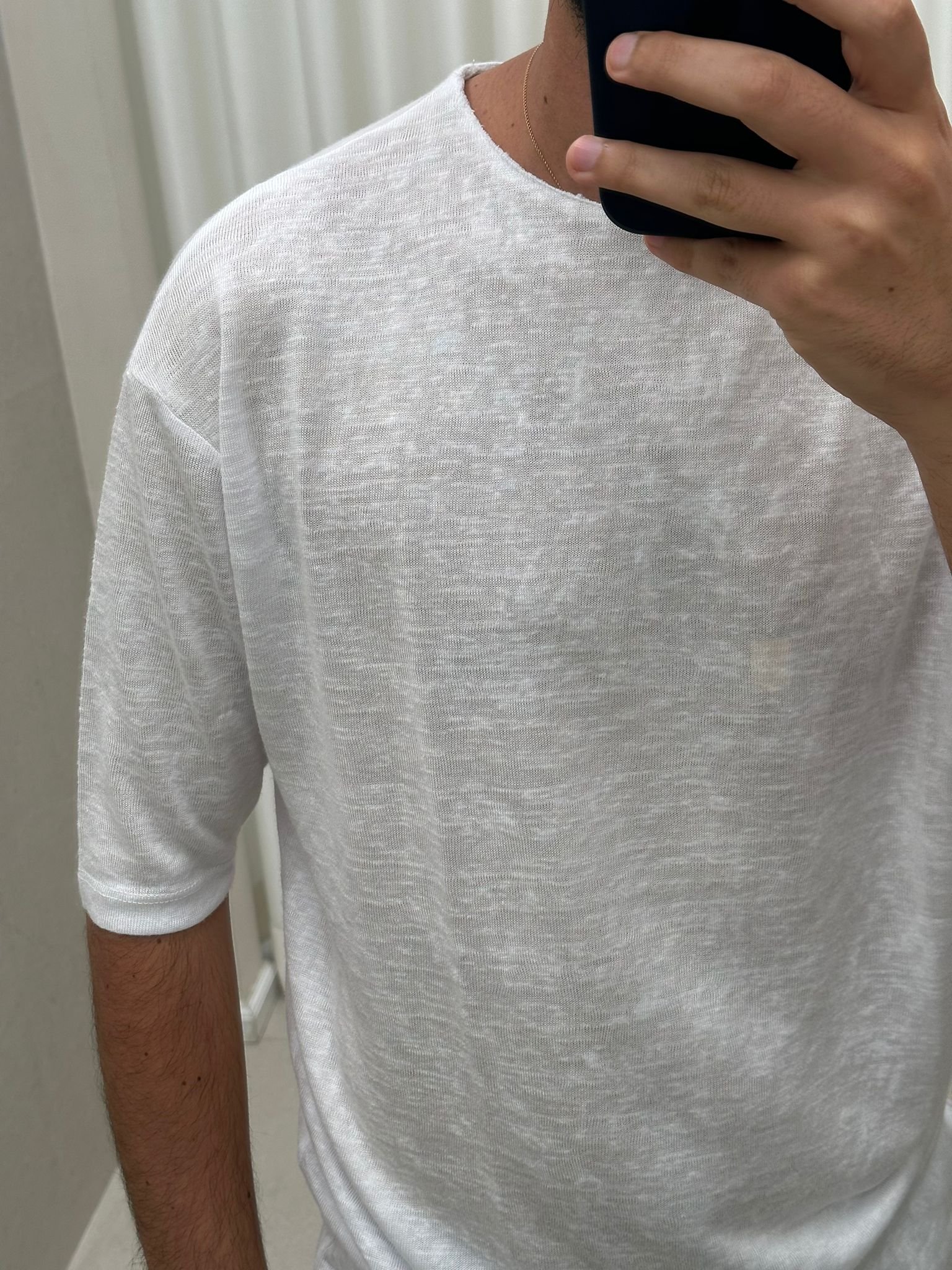 Linen T shirt – תמונה 9