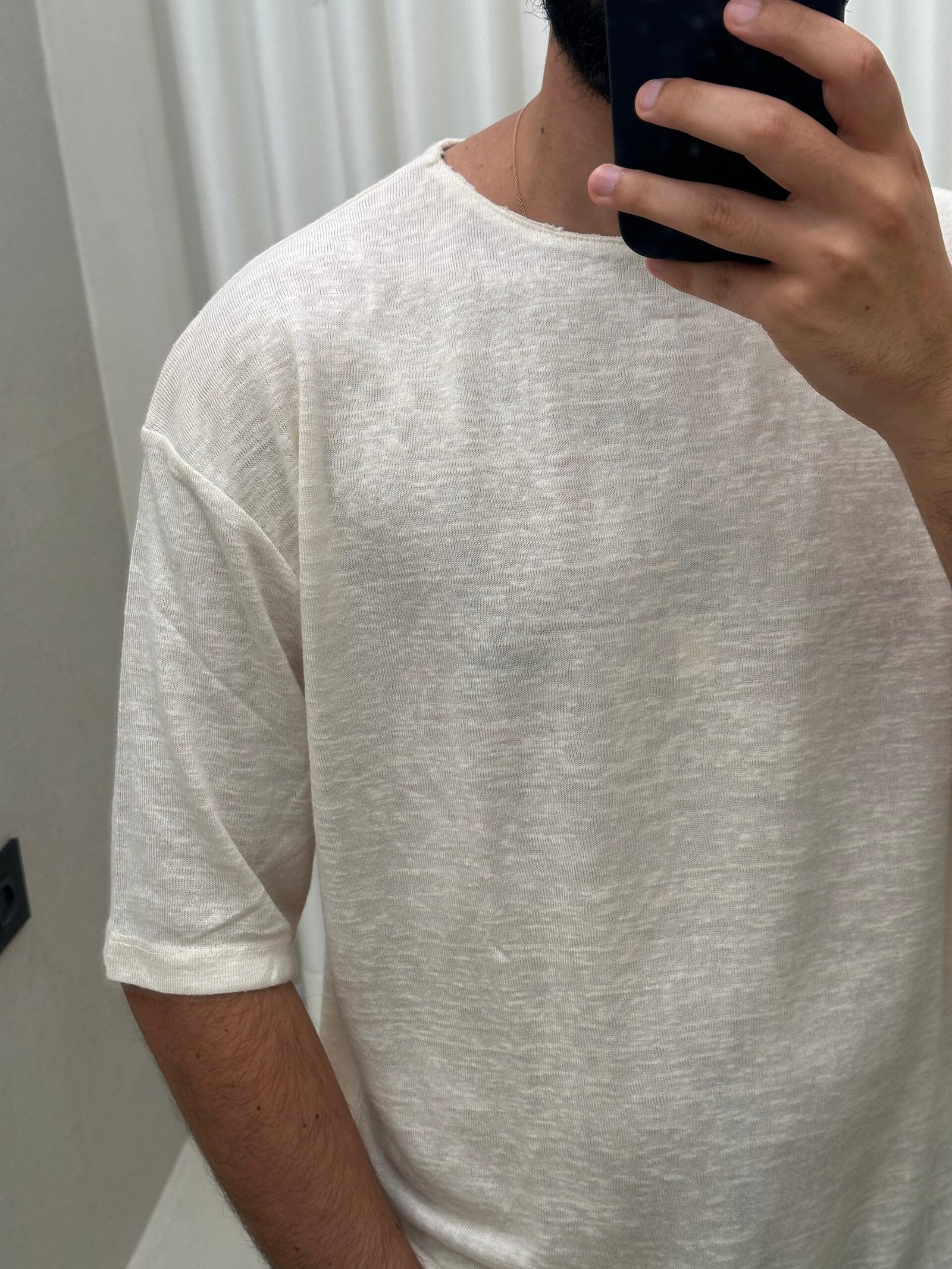 Linen T shirt – תמונה 10