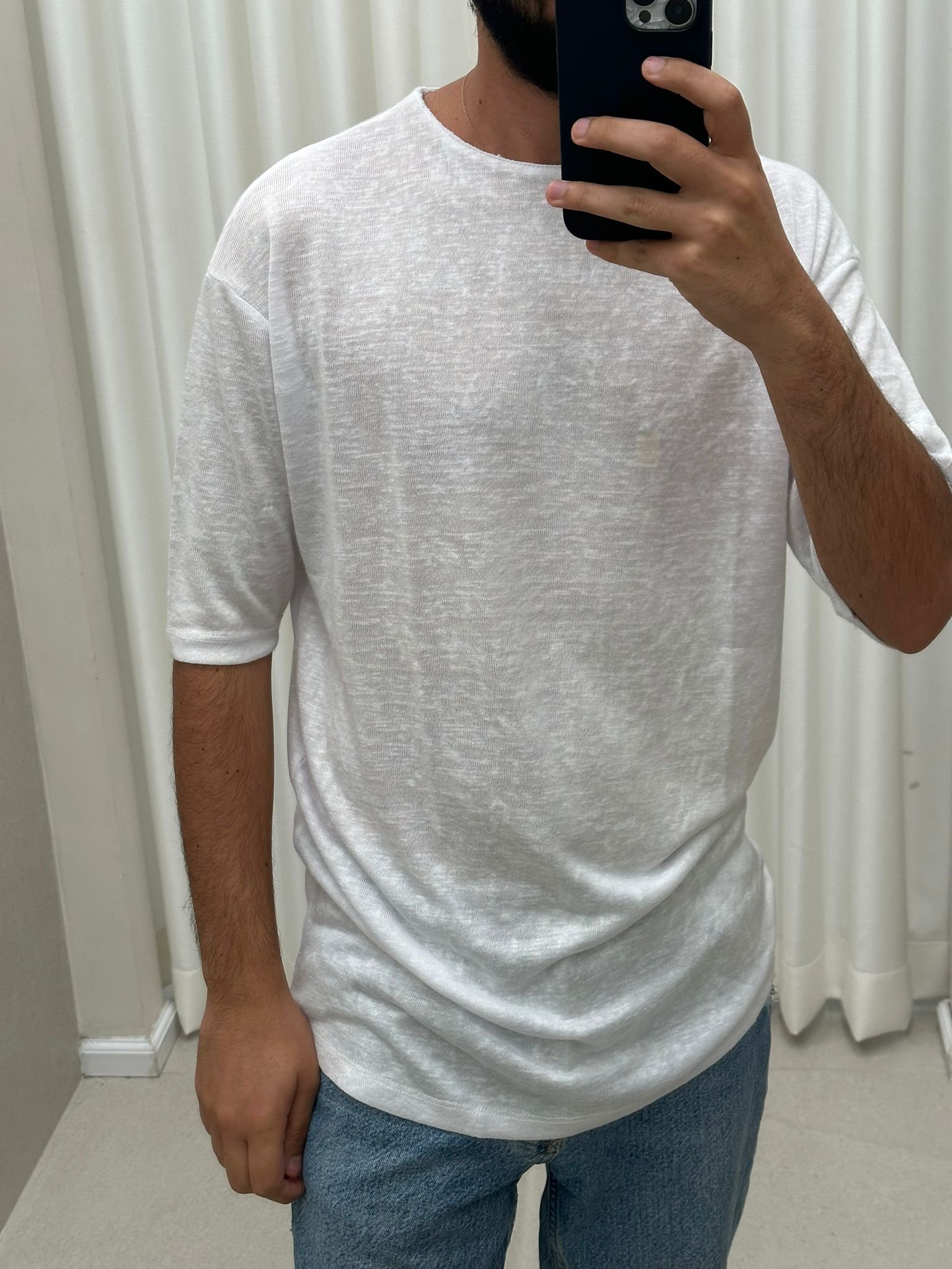 Linen T shirt – תמונה 11