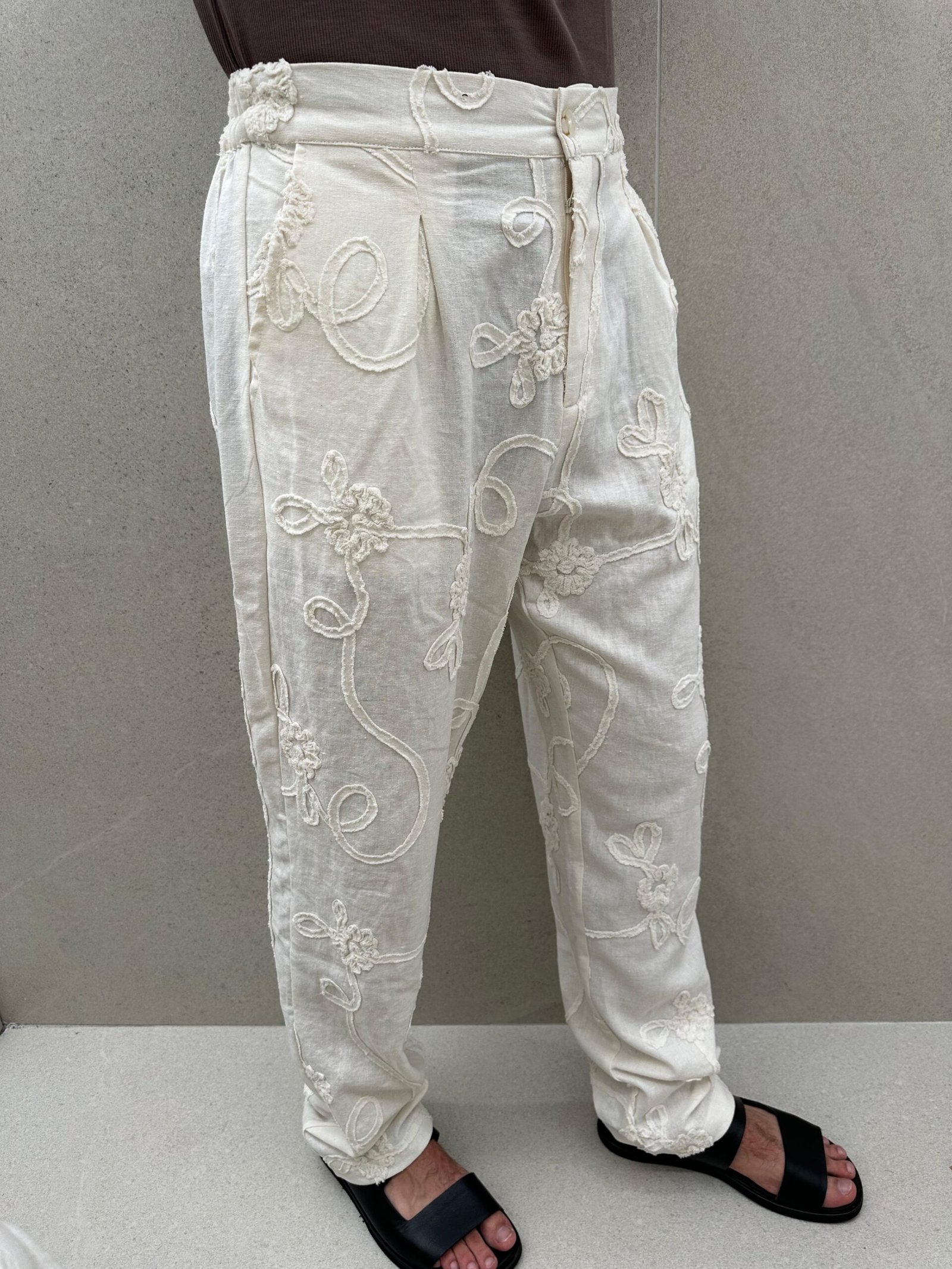 Limited edition Floral pants – תמונה 3