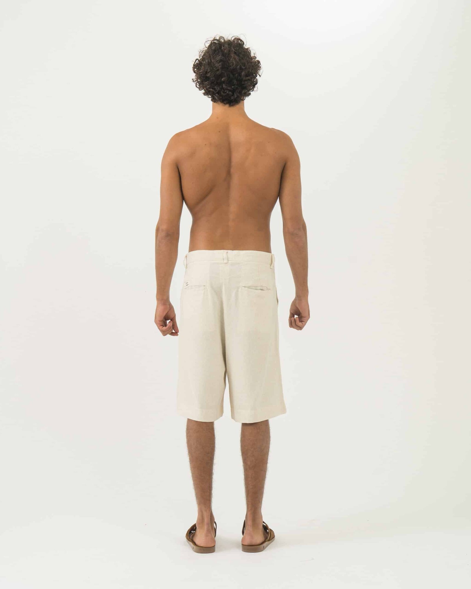 Linen padre shorts – תמונה 3