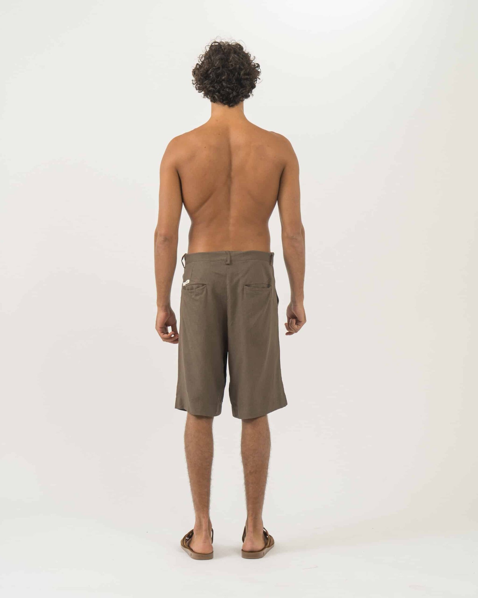 Linen padre shorts – תמונה 5