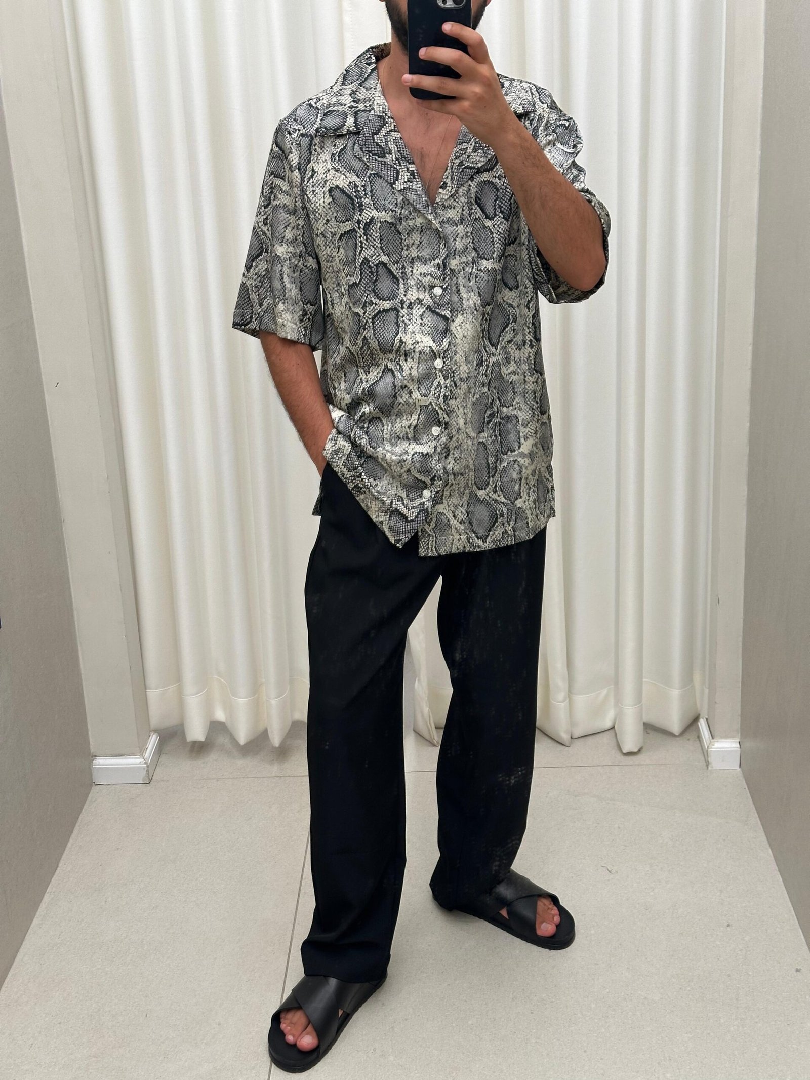 Snake Print Shirt – תמונה 3