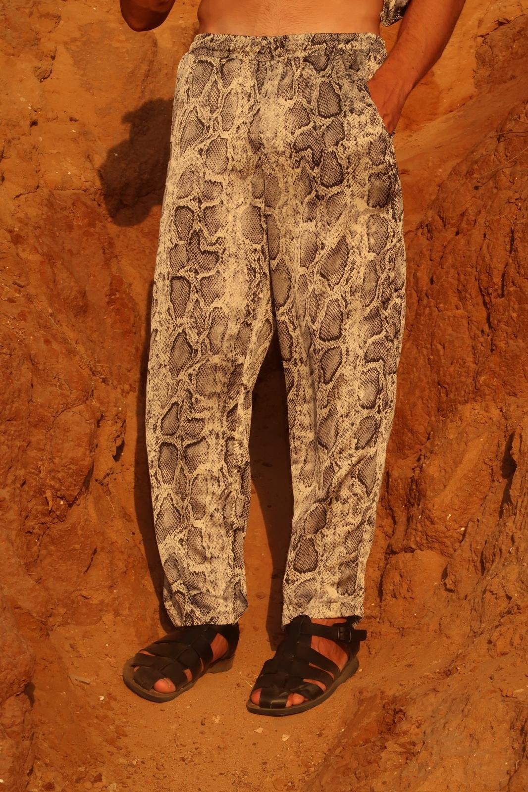 Snake Print Pants