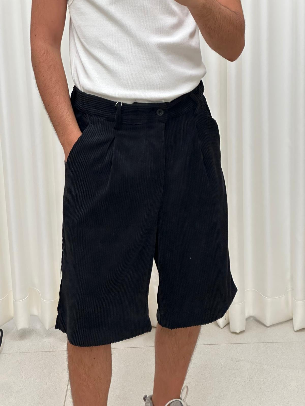 Corduroy shorts – תמונה 3