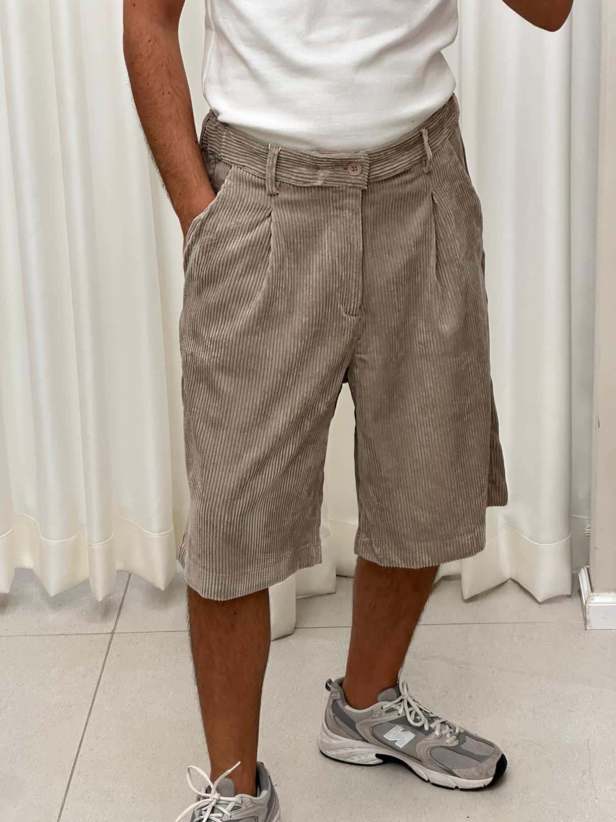 Corduroy shorts